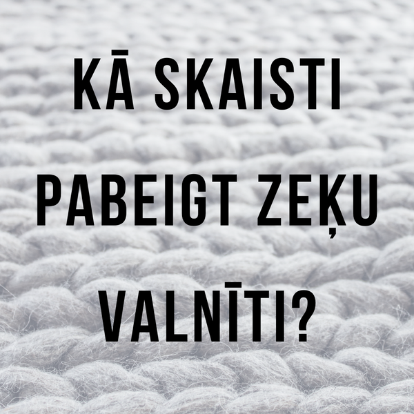 Kā skaisti pabeigt zeķu valnīti